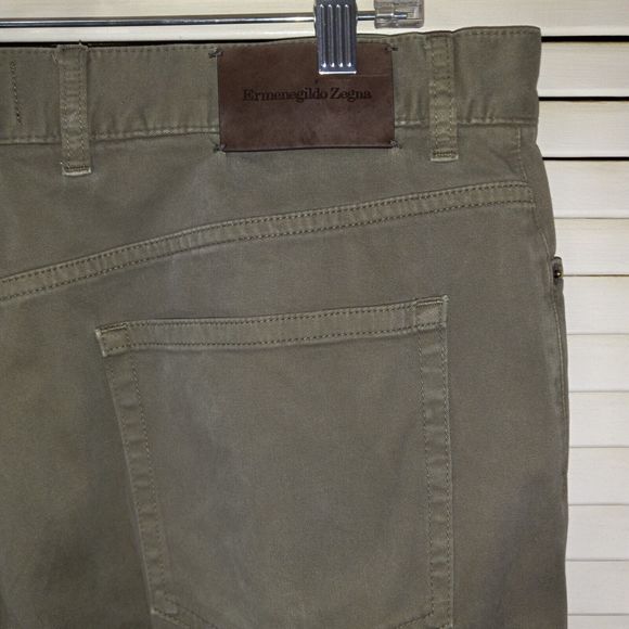 Ermenegildo Zegna Green Trouser Pants Size 38 Soft Inseam 38 See Description - Picture 5 of 13
